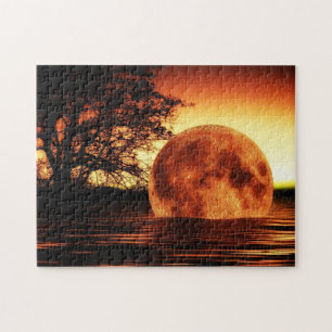 Moon River Falling Jigsaw Puzzle