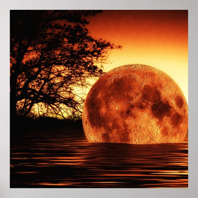 Moon River Falling Poster (Front)