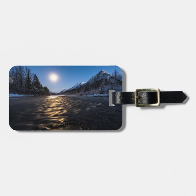 Moon River Luggage Tag (Front Horizontal)