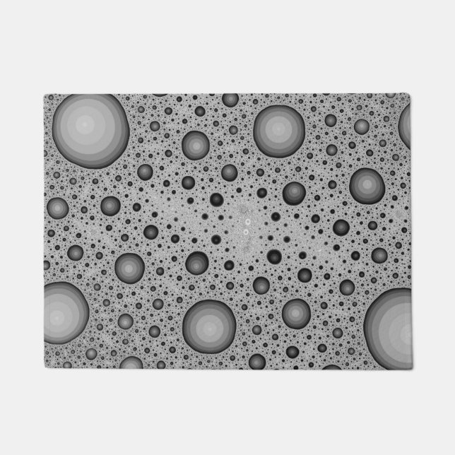 Moon Rock Lunar Surface Texture Doormat (Front)