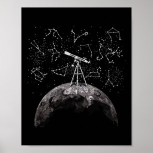 Moon Science - Astronomy Teacher, Astrophysician, Poster