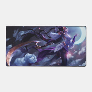 Moon Scorn Gaming Desk Mat Lunar Queen Mousepad