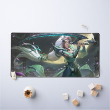 Moon Scorn Gaming Desk Mat | Lunar Queen Mousepad