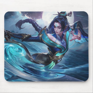 Moon Scorn Gaming Mousepad Night Warrior theme