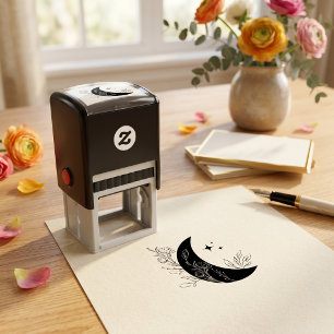 Moon Self-inking Stamp