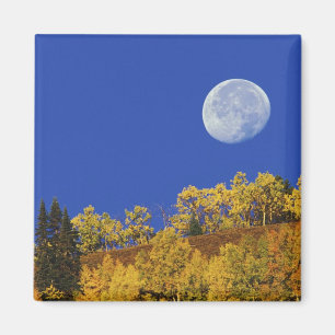Moon setting at sunrise, Gunnison National Magnet