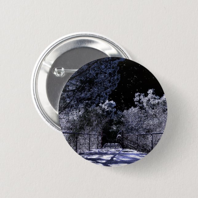 Moon Shadows -  6 Cm Round Badge (Front & Back)