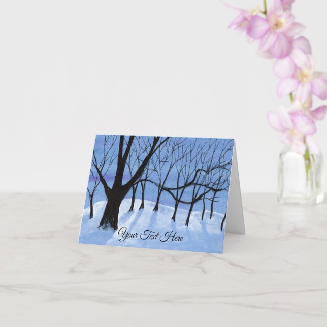 Moon Shadows Card (Orchid)