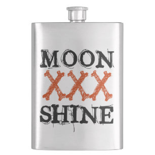 Moon Shine Hip Flask