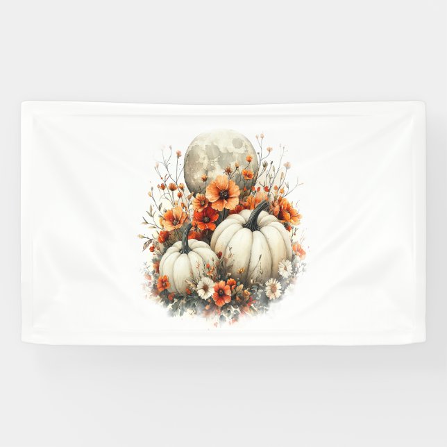 Moon Shirt Country Pumpkin Banner (Horizontal)