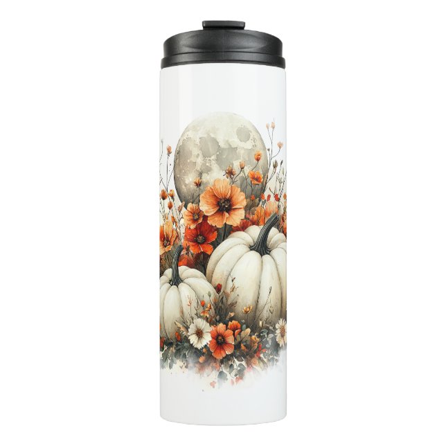 Moon Shirt Country Pumpkin Thermal Tumbler (Front)