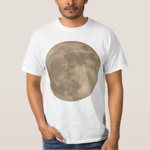Moon Shirt Full Moon T-shirt Men's Moon Shirt