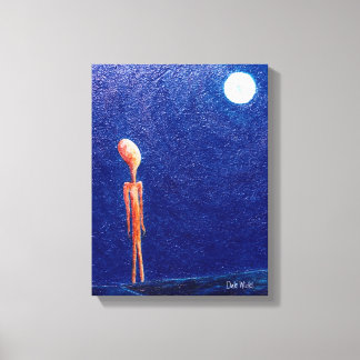 Moon Showers Gallery Wrapped Canvas Print