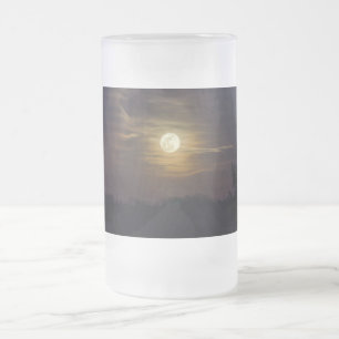 Moon Silhouette Frosted Mug