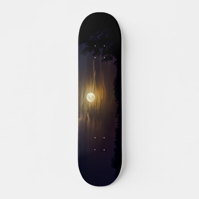 Moon Silhouette Skateboard (Front)