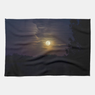 Moon Silhouette Tea Towel