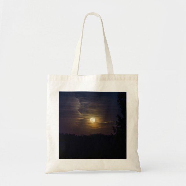 Moon Silhouette Tote Bag (Front)