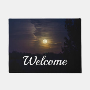 Moon Silhouette Welcome Doormat