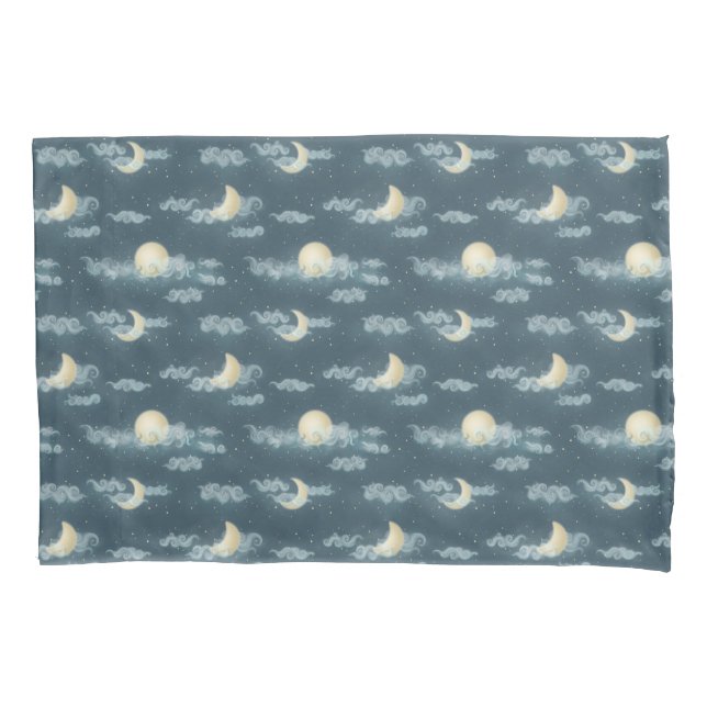 Moon (small scale) pillowcase (Front-Left)