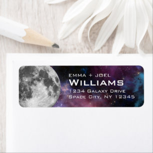 Moon Solar System Space Return Address Lunar