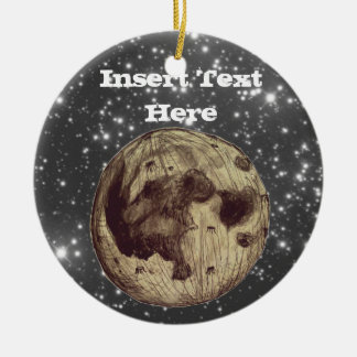 Moon Space Astronomy Ceramic Tree Decoration