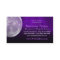 Moon / Space Photo Business Card - Purple