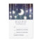 moon stars and string of lights wedding RSVP cards