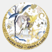 *~* Moon Stars Fairy Tale Glitter Castle