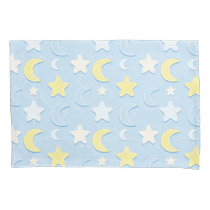 Moon & Stars Pattern Pillowcase