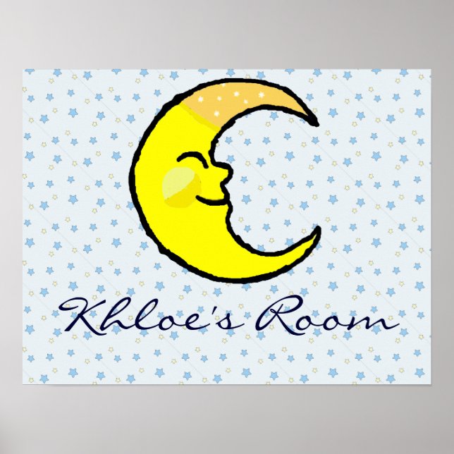 Moon & Stars Poster (Front)