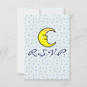 Moon & Stars RSVP Card