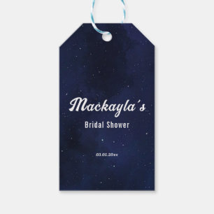 Moon Stars & String Lights Bridal Shower Gift Tags