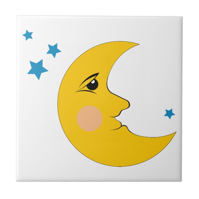 Moon & Stars Tile (Front)