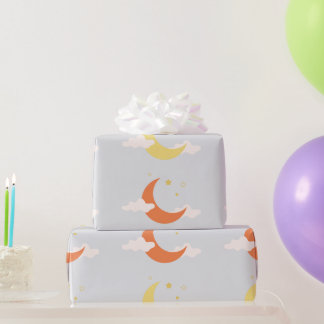 Moon & Stars  Wrapping Paper