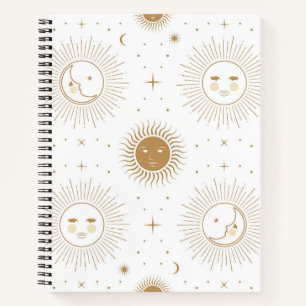 Moon, Sun & Stars Notebook
