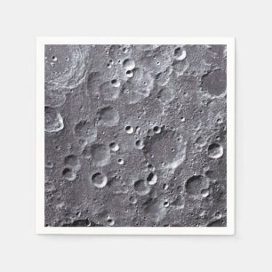 Moon surface napkin