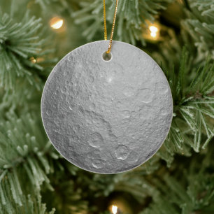 Moon Surface Texture Ceramic Tree Decoration