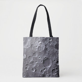 Moon surface tote bag