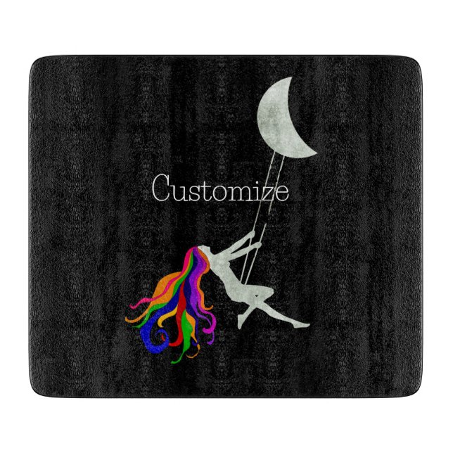 Moon Swinging Redhead Thunder_Cove  Cutting Board (Front)