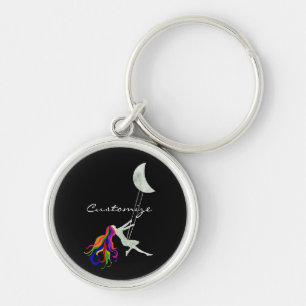 Moon Swinging Redhead Thunder_Cove Key Ring