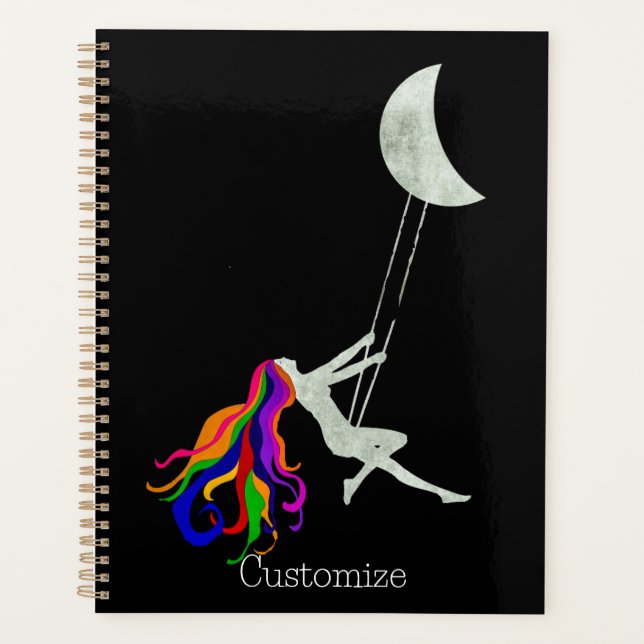 Moon Swinging Redhead Thunder_Cove Planner (Front)