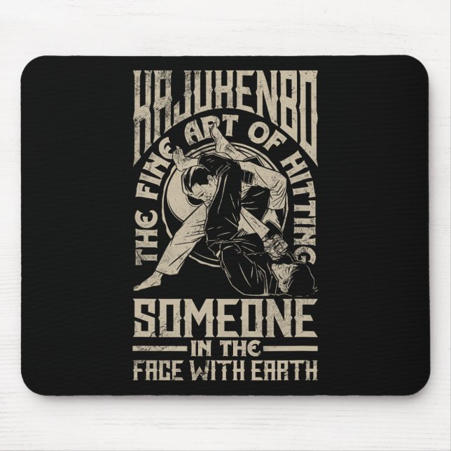 Moon Swinging Skeleton Rock And Roll Halloween Roc Mouse Mat (Front)