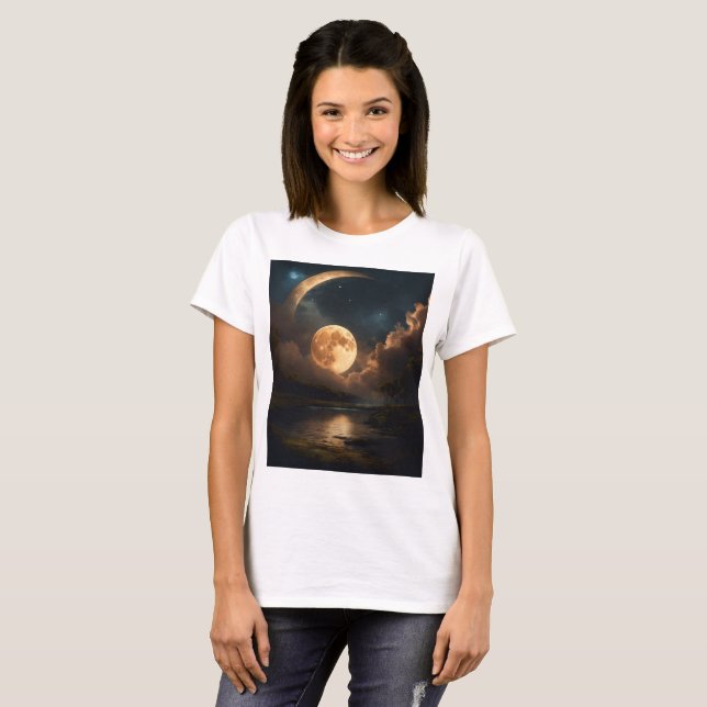  moon t-shirt (Front Full)