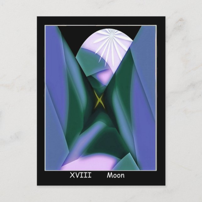 Moon Tarot Card (Front)