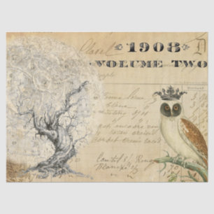 Moon Tree Decoupage Tissue Tissue Paper