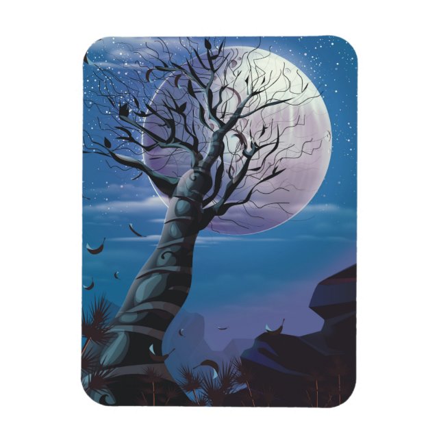 Moon Tree Magnet (Vertical)