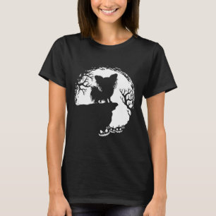 Moon Tree Pumpkin Mountain Incredible Papillion D T-Shirt