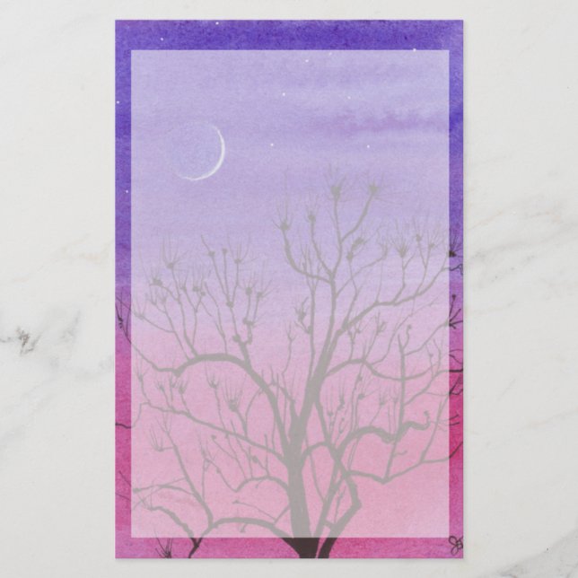 Moon Tree Stationery (Front)