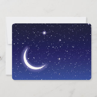 Moon & Twinkling Stars