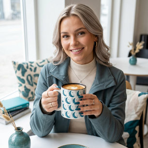 Moon Two-Tone Coffee Mug